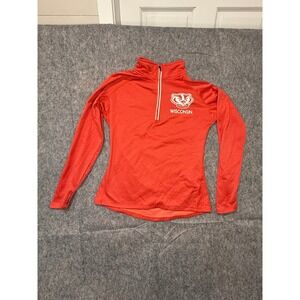 Wisconsin Badgers Woman's Size Small 1/4 Zip